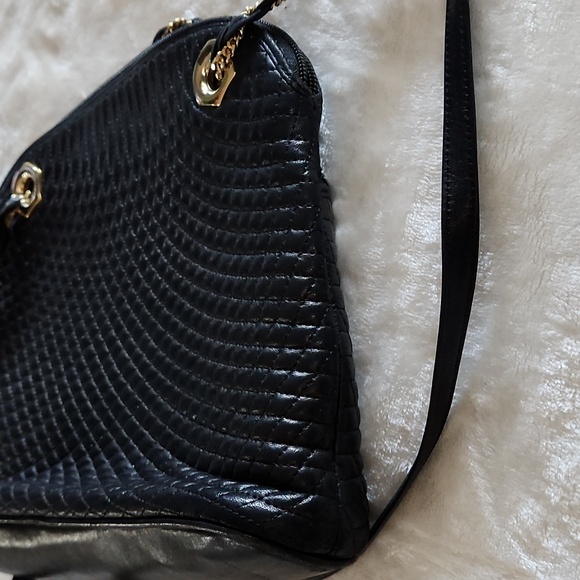 BALLY black quilted leather bag and wallet (BUNDLE DEAL ALERT!!!) - Picture 6 of 14